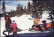 Snowmobiling or Cross Country Skiing